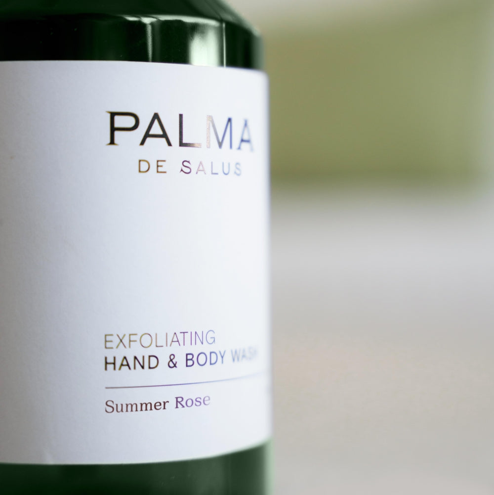 Plant-Based Exfoliating Hand & Body Wash | Summer Rose