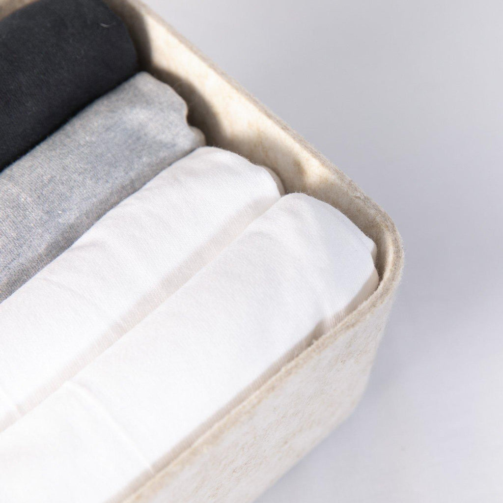 Sculpted Bin - Long | Set of 3