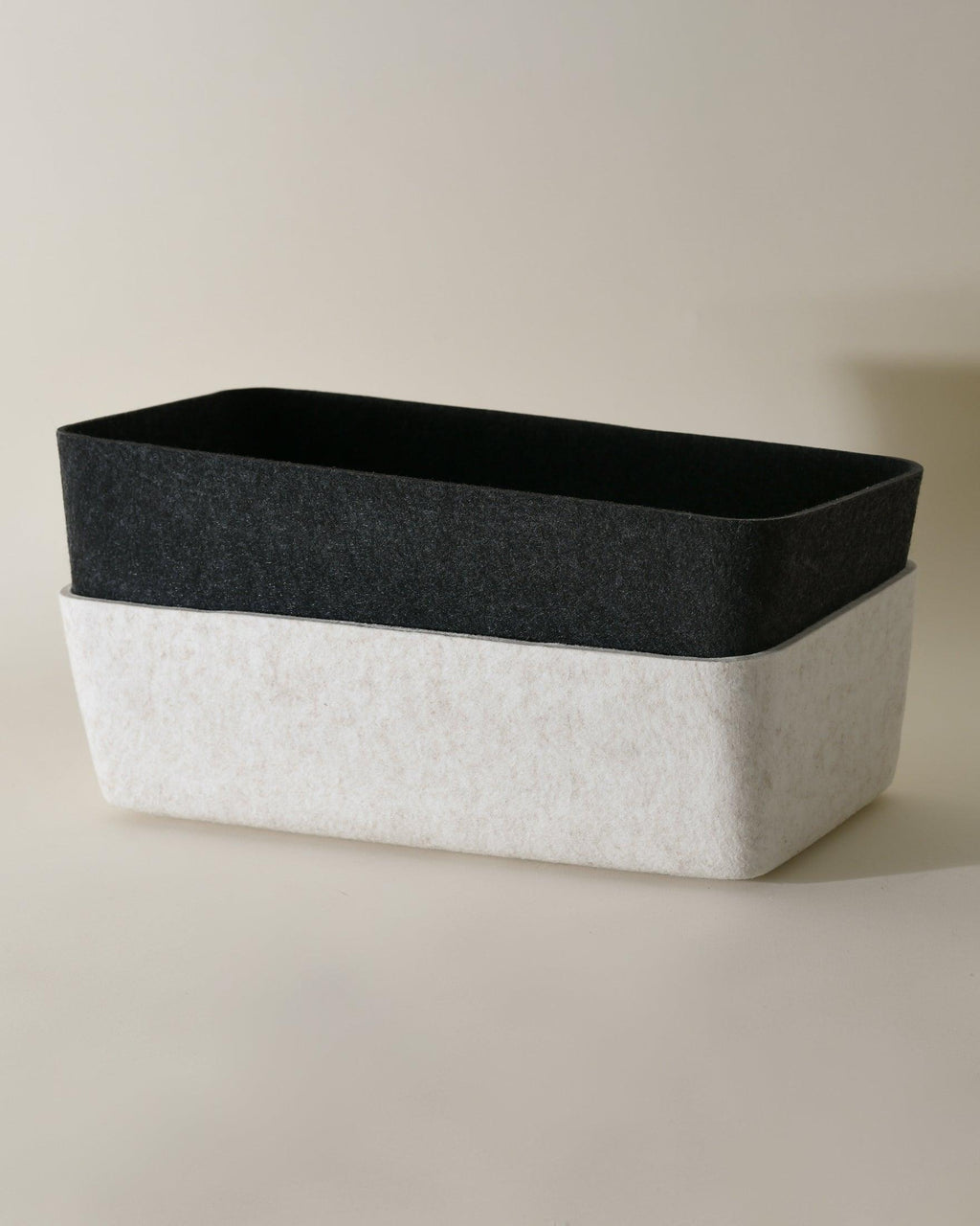 Sculpted Bin - Long | Set of 3
