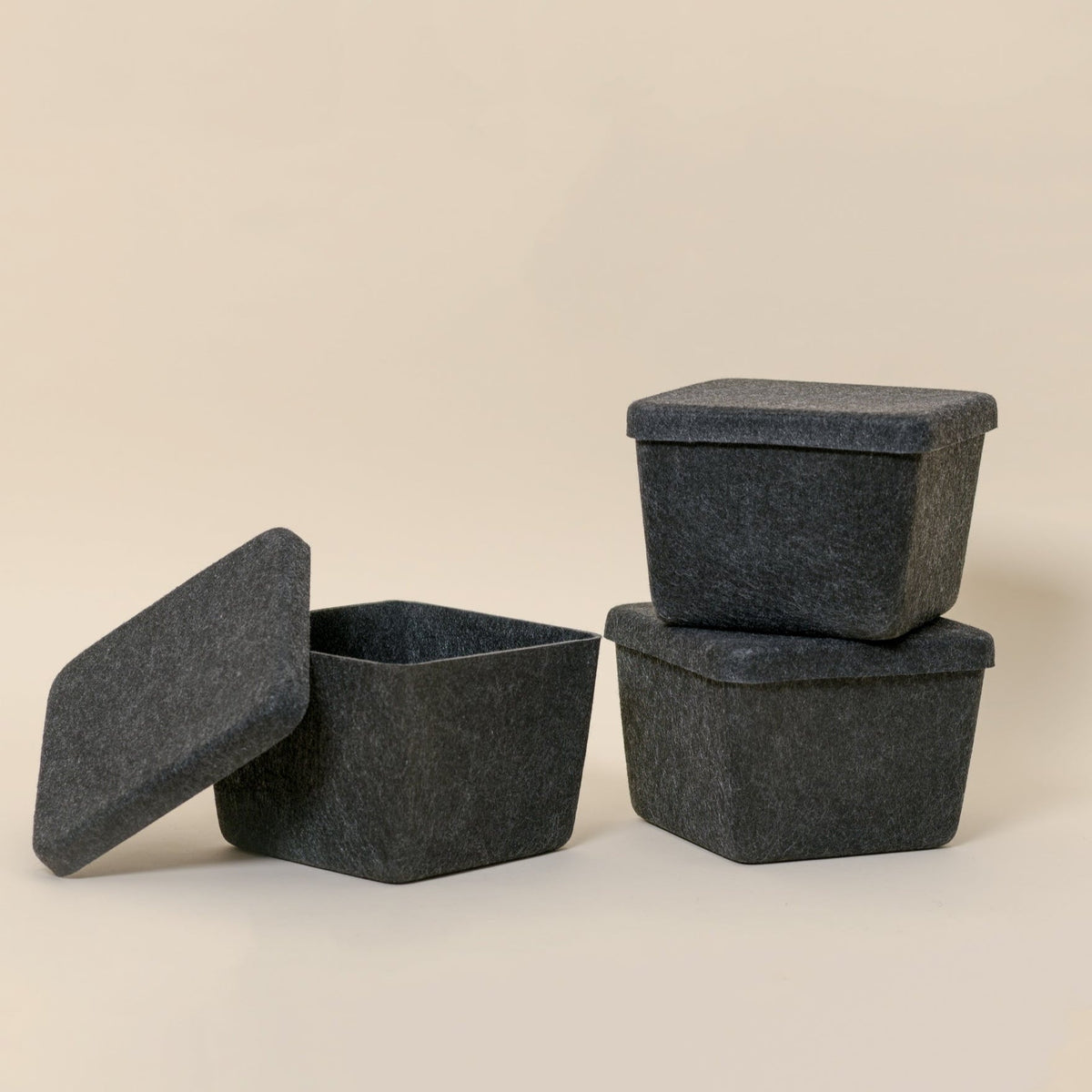 Luxury Storage Bins - Petite with Lid | SET OF 3