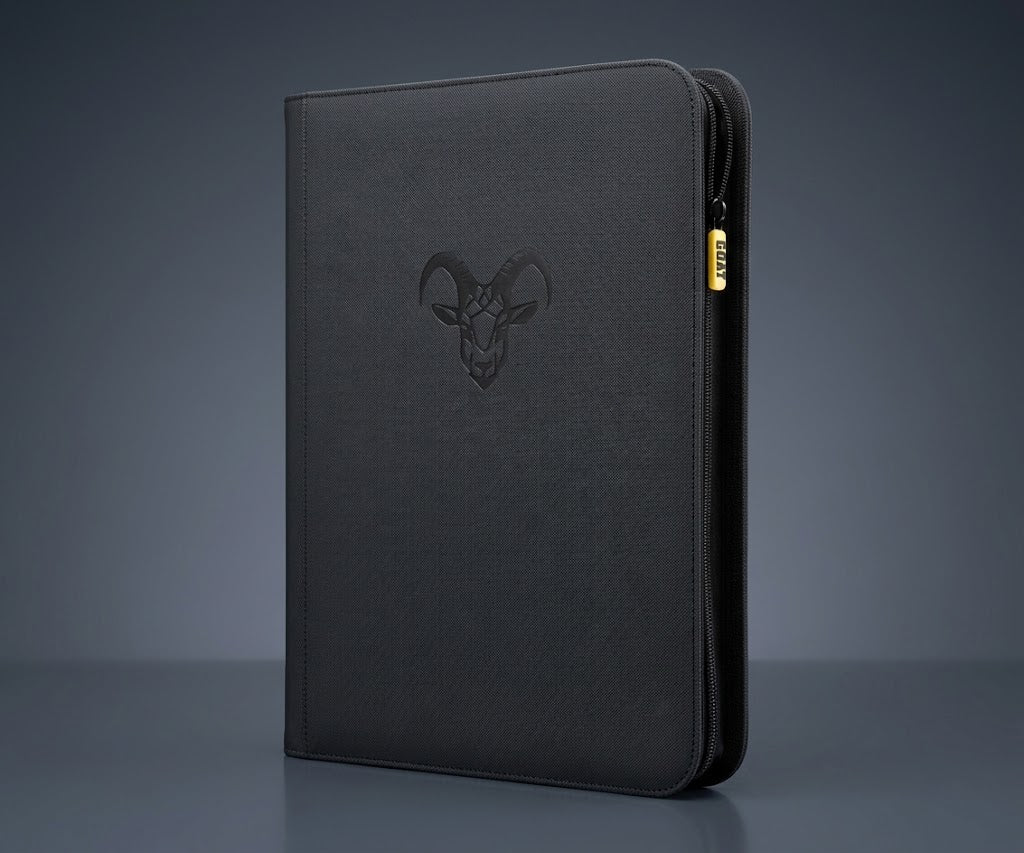 "Stay Flat" Card Binder