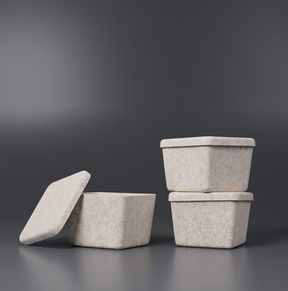 Luxury Storage Bins - Petite with Lid | SET OF 3