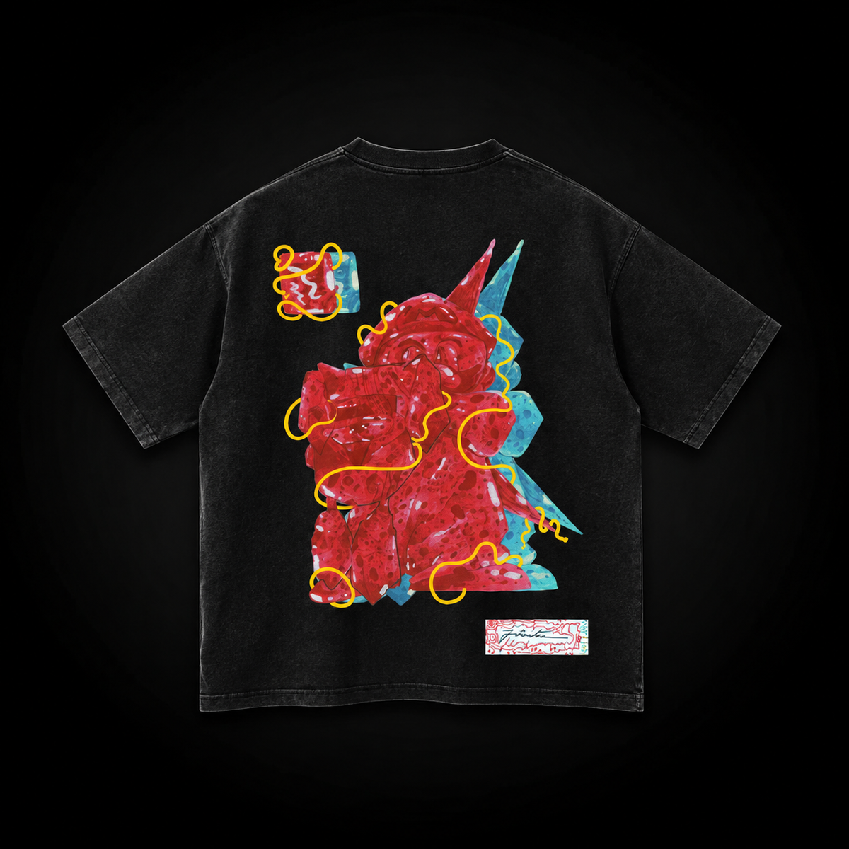 Diameter- Volcanic rock Aztec series "Mario Bunny Chase"