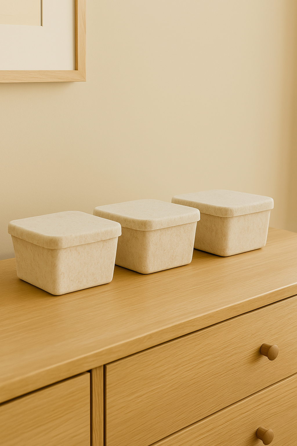 Luxury Storage Bins - Petite with Lid | SET OF 3
