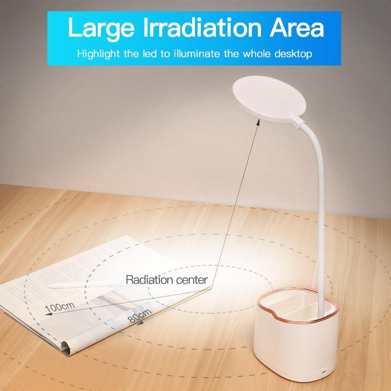 Rechargeable Table Lamp and Pen Holder